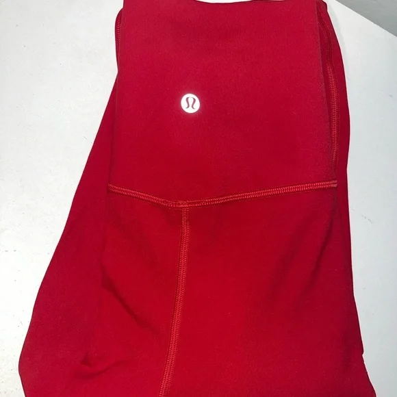 Red lululemon align Size